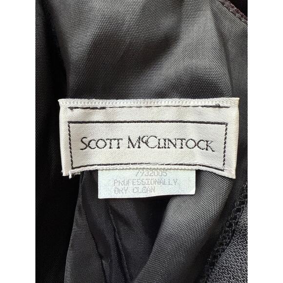 Vintage 80s Scott McClintock Velvet & Taffeta Princess Party Dress Size Medium - Picture 5 of 5